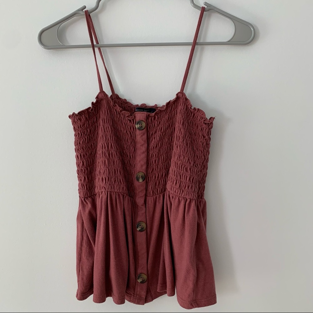 Smocked tank top